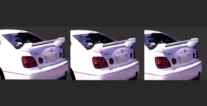 Custom Lexus GS300/400 Trunk Wing  Sedan (1998 - 2005) - $495.00 (Manufacturer Sarona, Part #LX-004-TW)